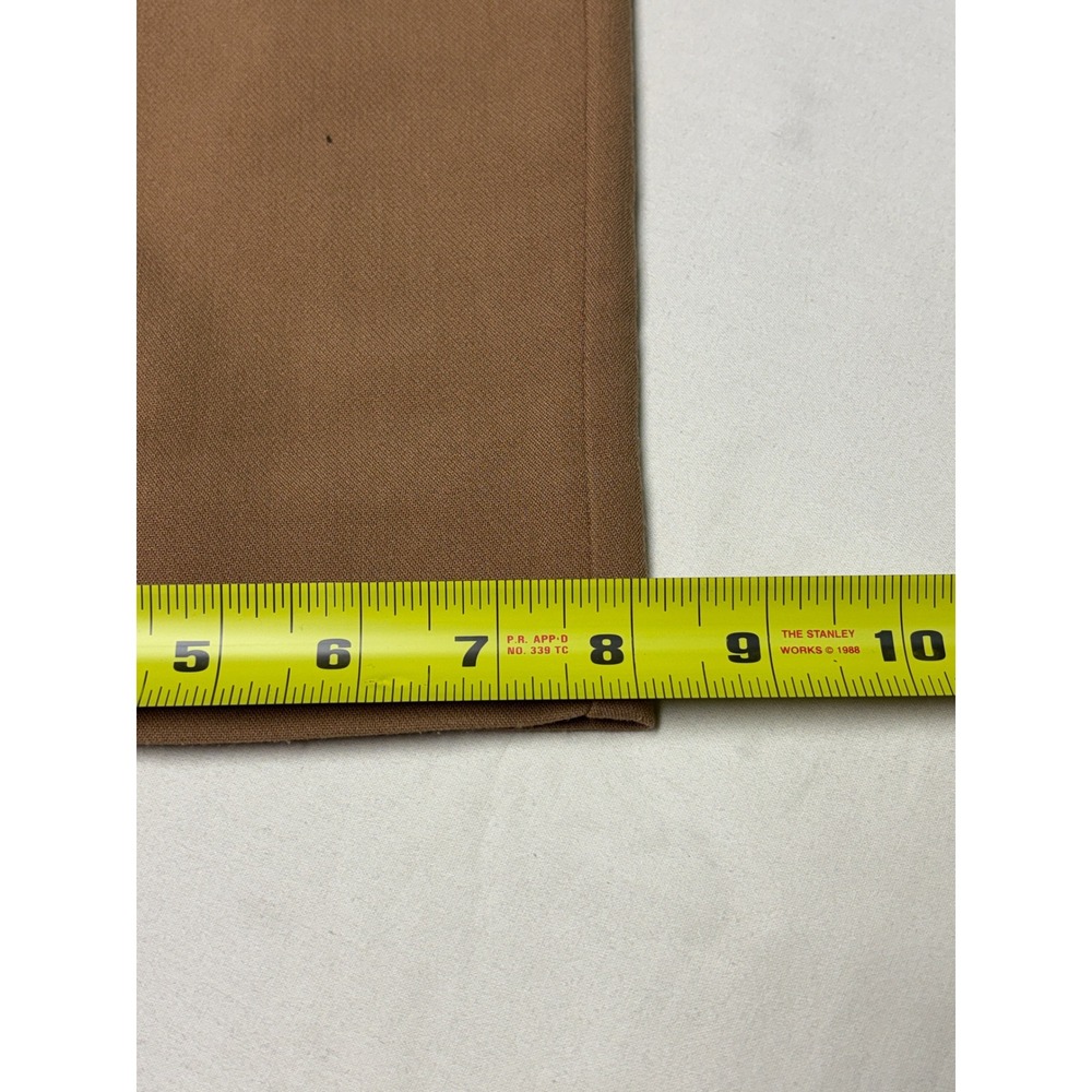 Abercrombie & Fitch Sloane Tailored Wide Leg Pants Brown Tan Rise Womens 25X32 - Picture 10 of 10